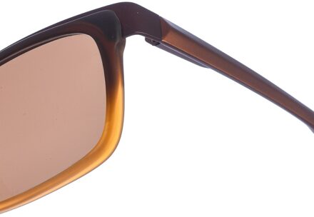 Zen Unisex Z408 Vierkante vorm zonnebril van acetaat en metaal Bruin