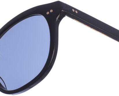 Zen Unisex Z509 Pantos Gevormde Acetaat Zonnebril Zwart