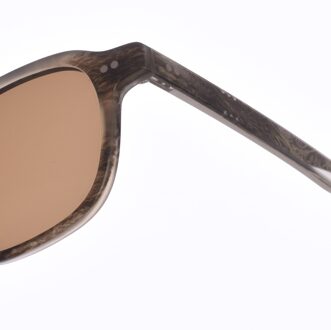 Zen Unisex Z515 Vierkante Vorm Acetaat Zonnebril Veelkleurig