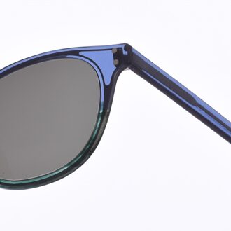 Zen Z474 Unisex Vierkante Vorm Acetaat Zonnebril Veelkleurig