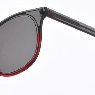 Zen Z474 Unisex Vierkante Vorm Acetaat Zonnebril Veelkleurig