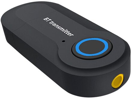 Zender Draadloze Draagbare Usb 3.5Mm Audio Aux Audio Zender Voor Tv Stereo Speaker Headset Ipod MP3 MP4 (zwart)