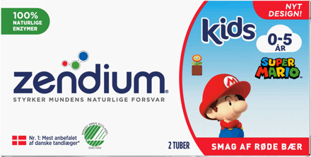 Zendium Tandpasta Zendium Kids 0-5 Years Red Fruit Toothpaste 2 x 50 ml