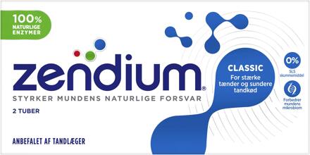 Zendium Tandpasta Zendium Klassieke Tandpasta Met 2 Pack 2 x 50 ml