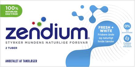 Zendium Tandpasta Zendium Vers + Witte 2-Pak Tandpasta 2 x 50 ml