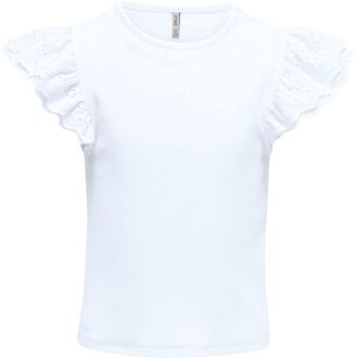 Zenia SL Detail Shirt Junior wit - 134/140