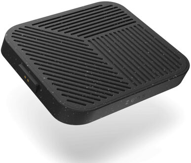 Zens Draadloze oplader Uitbreiding - Modular Serie - Enkele draadloze oplader - Gerecycled Plastic Zwart - One size