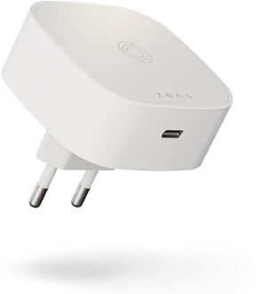 Zens Magnetic Wireless Charging Adapter | Geschikt voor MagSafe en Qi2 - Wit - One size