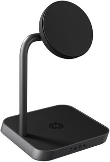 Zens Office Charger 2 - Draadloos oplaadstation Zwart - One size