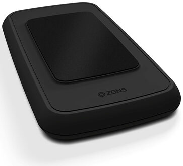 Zens Powerbank Wireless Charger - Draadloze powerbank - Draadloos oplaadbaar - 4500 mAh Zwart - One size