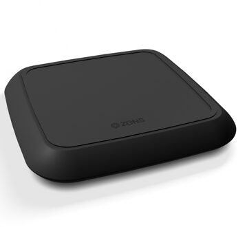 Zens Single Fast Wireless Charger - Draadloze oplader geoptimaliseerd voor iPhone - 10 Watt Zwart - One size