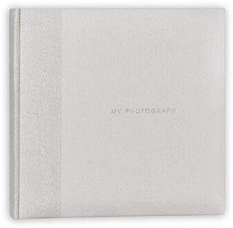 ZEP Fotoboek/fotoalbum Luis met 20 paginas wit 24 x 24 x 2 cm