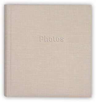 ZEP Fotoboek/fotoalbum met 30 paginas creme 29 x 31 x 4 cm - Fotoalbums Crème