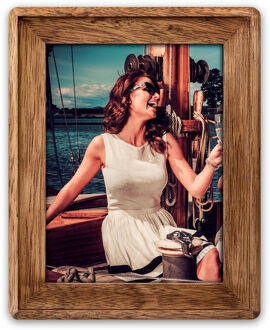 ZEP Fotolijst - bruin - hout - foto 13 x 18 cm - wonen - accessoires