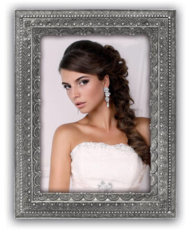ZEP Fotolijst - kunststof - zilver - voor foto van 10 x 15 cm