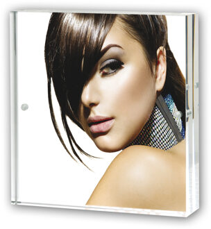 ZEP Fotolijst - transparant - acryl - magnetisch frame - geschikt voor foto van 15 x 15 cm