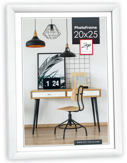 ZEP Fotolijst - wit - kunststof - voor foto van 20 x 25 cm - staand / hangend