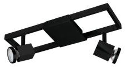 Zeraco 1 Spot - GU10 - 37 cm - Zwart