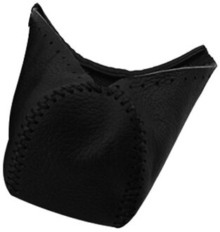 Zeratul Voor Mitsubishi Outlander Lancer Evolution Pajero Asx Onderdelen 1Pc Lederen At Mt Auto Gear Hoofd Pookknop Cover gear Kragen zwart lijn AT