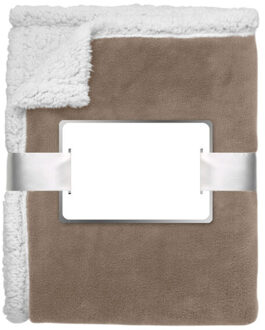 Zermatt koraal fleecedeken - maat One size Groen