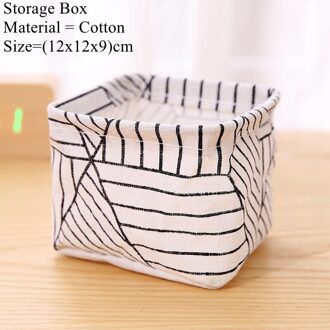 Zerolife 1Pc 12X9Cm Desktop Opslag Mand Speelgoed Opbergdoos Naaien Cosmetica Mand Thuis Organisator Vouwen Wasserij bag Organizer 34103