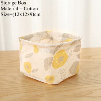 Zerolife 1Pc 12X9Cm Desktop Opslag Mand Speelgoed Opbergdoos Naaien Cosmetica Mand Thuis Organisator Vouwen Wasserij bag Organizer 34105