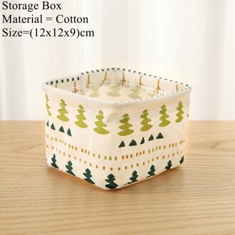 Zerolife 1Pc 12X9Cm Desktop Opslag Mand Speelgoed Opbergdoos Naaien Cosmetica Mand Thuis Organisator Vouwen Wasserij bag Organizer 34107