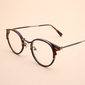 Zerosun Vintage Brillen Frames Mannen Vrouwen Oval Schildpad Zwart Glazen Mannelijke Retro Nerd Bril Voor Optic bordeaux multi