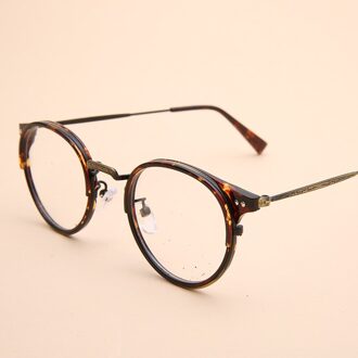 Zerosun Vintage Brillen Frames Mannen Vrouwen Oval Schildpad Zwart Glazen Mannelijke Retro Nerd Bril Voor Optic