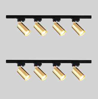 Zerouno Led Track light aluminum Ceiling Rail Tracking lighting Spot Rail Spotlights Replace Halogen GU10 whole set picture Lamp