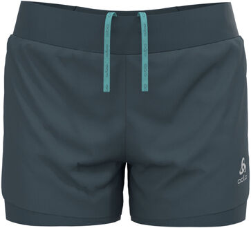 Zeroweight 3inch 2in1 Hardloopshorts Dames donkergrijs - XL