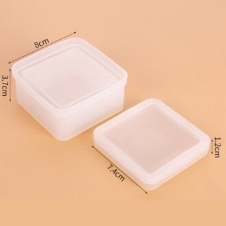 Zeshoekige Opbergdoos Epoxy Mould Kristallen Tafel Top Decoratie Pruimenbloesem Vierkante Ronde Siliconen Mal-Ronde Donker Kaki