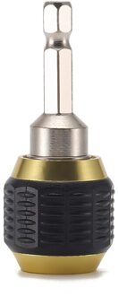 Zeshoekige Schacht Snelkoppeling Hex Veranderen Chuck Driver Bit Houder Chuck Boor Houden Boor Chuck Quick Change Adapter Convert