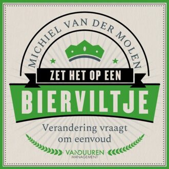 Zet het op een bierviltje