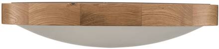 Zeus plafondlamp van hout, eiken, Ø 47 cm eikenhout, wit