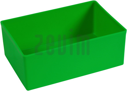 Zevim Inzetbakje | 108 x 162 x 63 mm | Hoog | Groen - 2155214504