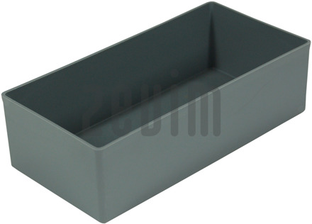 Zevim Inzetbakje | 108 x 216 x 63 mm | Hoog | Grijs - 2155214505