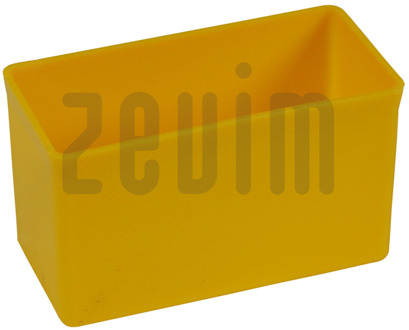 Zevim Inzetbakje | 54 x 108 x 63 mm | Hoog | Geel - 2155214502