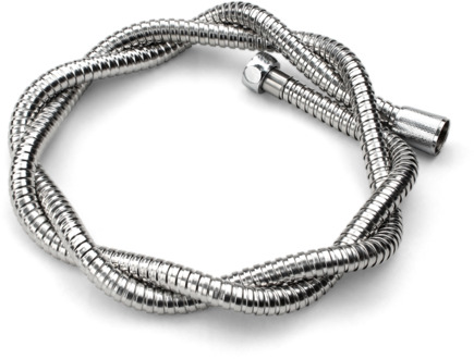 Zhangji Badkamer Douchekop Slang Houder Set 1.5M Chrome Plated 2 Meter Commen Pijp Met Geen Boor Beugel Douche hoofd Accessoire 2 meter zilver