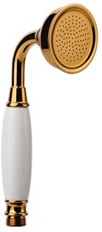 Zhangji Ronde Retro Koperen Keramische Waterbesparende Douchekop Regenval Hoge Druk Badkamer Accessoires Set Douchegordijn