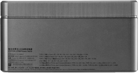 Zhiyun Molus 130W Power Bank Black