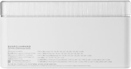 Zhiyun Molus 130W Power Bank White