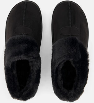 Ziengs Pantoffels zwart Textiel - 37,38,39,40
