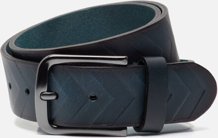 Ziengs Riem blauw Leer - 95,100