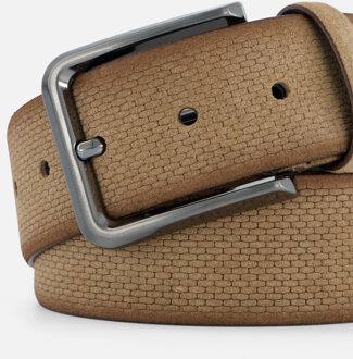 Ziengs Riem bruin Suede - 95