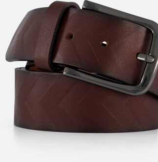 Ziengs Riem bruin Suede - 95