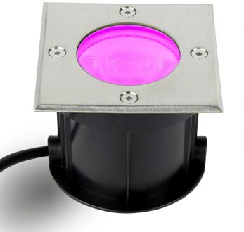 Zigbee inbouw grondspot voor buiten 6w - alle kleuren en wittinten - recht