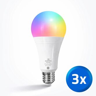 Zigbee lamp RGBWW 12W E27 fitting - voordeelset van 3