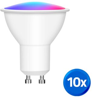 Zigbee LED spot RGBWW GU10 fitting - 5 Watt - Voordeelset van 10