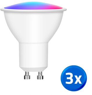 Zigbee LED spot RGBWW GU10 fitting - 5 Watt - Voordeelset van 3